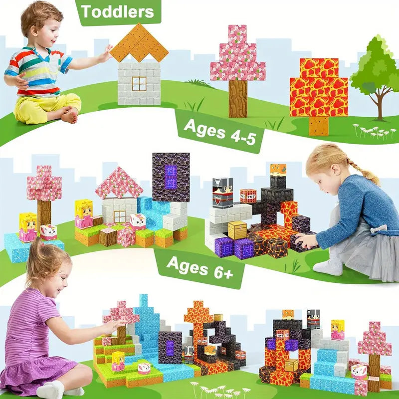 Minecraft Magnetic Building Blocks