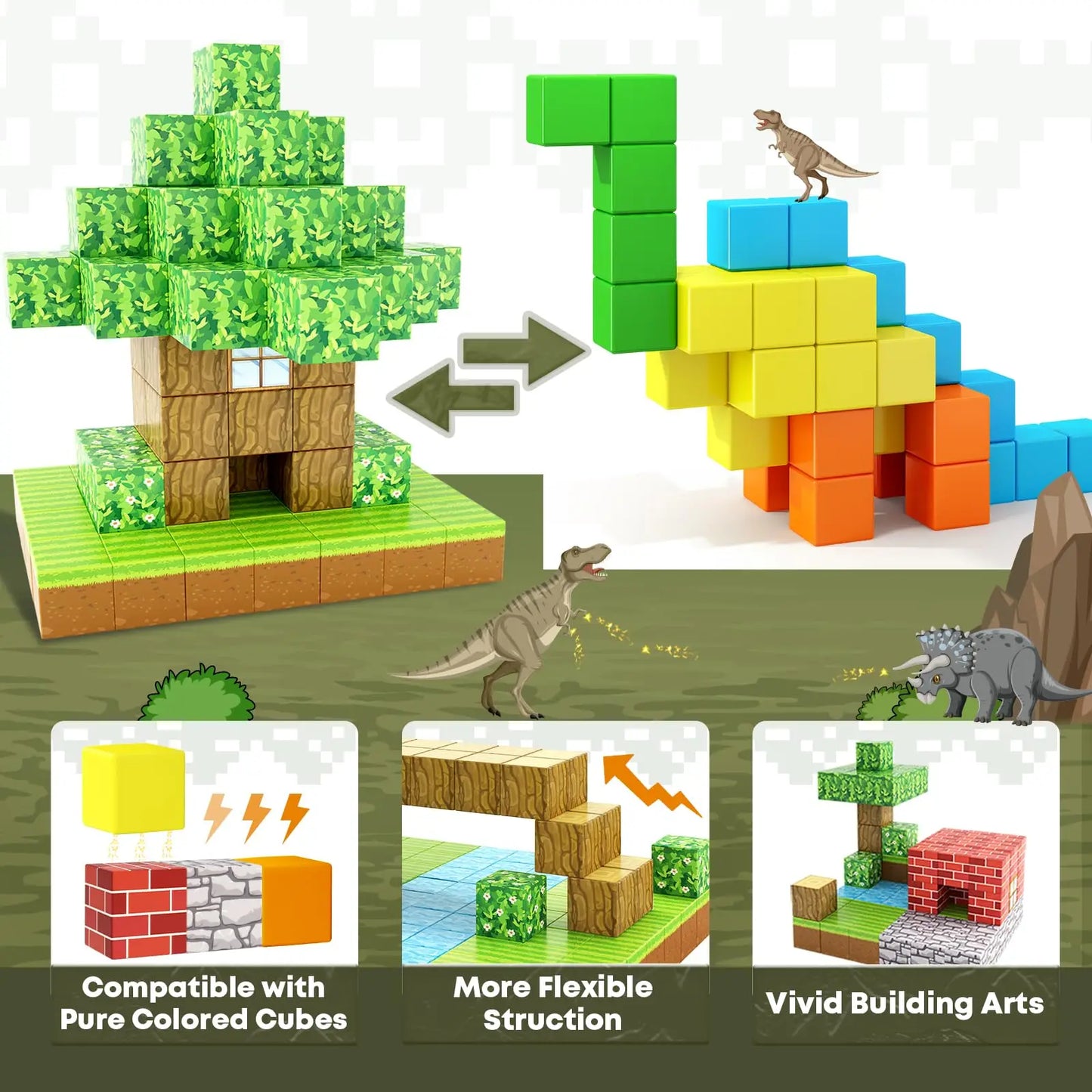 Minecraft Magnetic Building Blocks