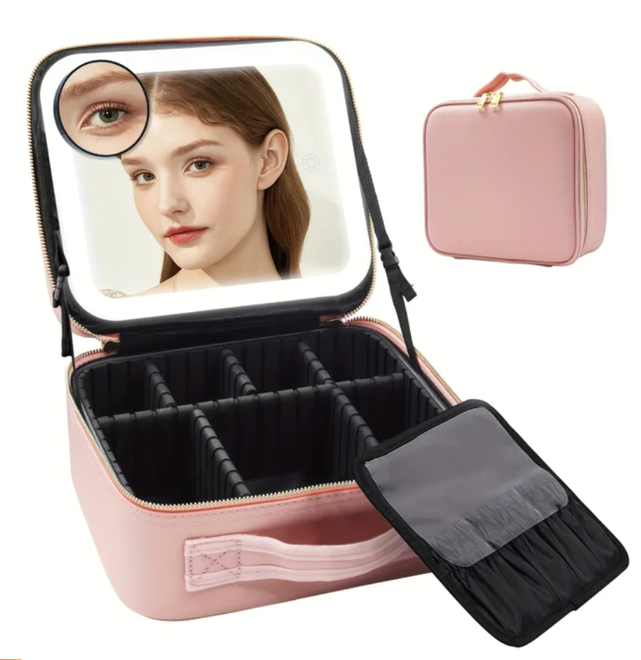 LED Cosmetic Travel Case